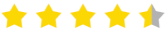 Gold stars rating