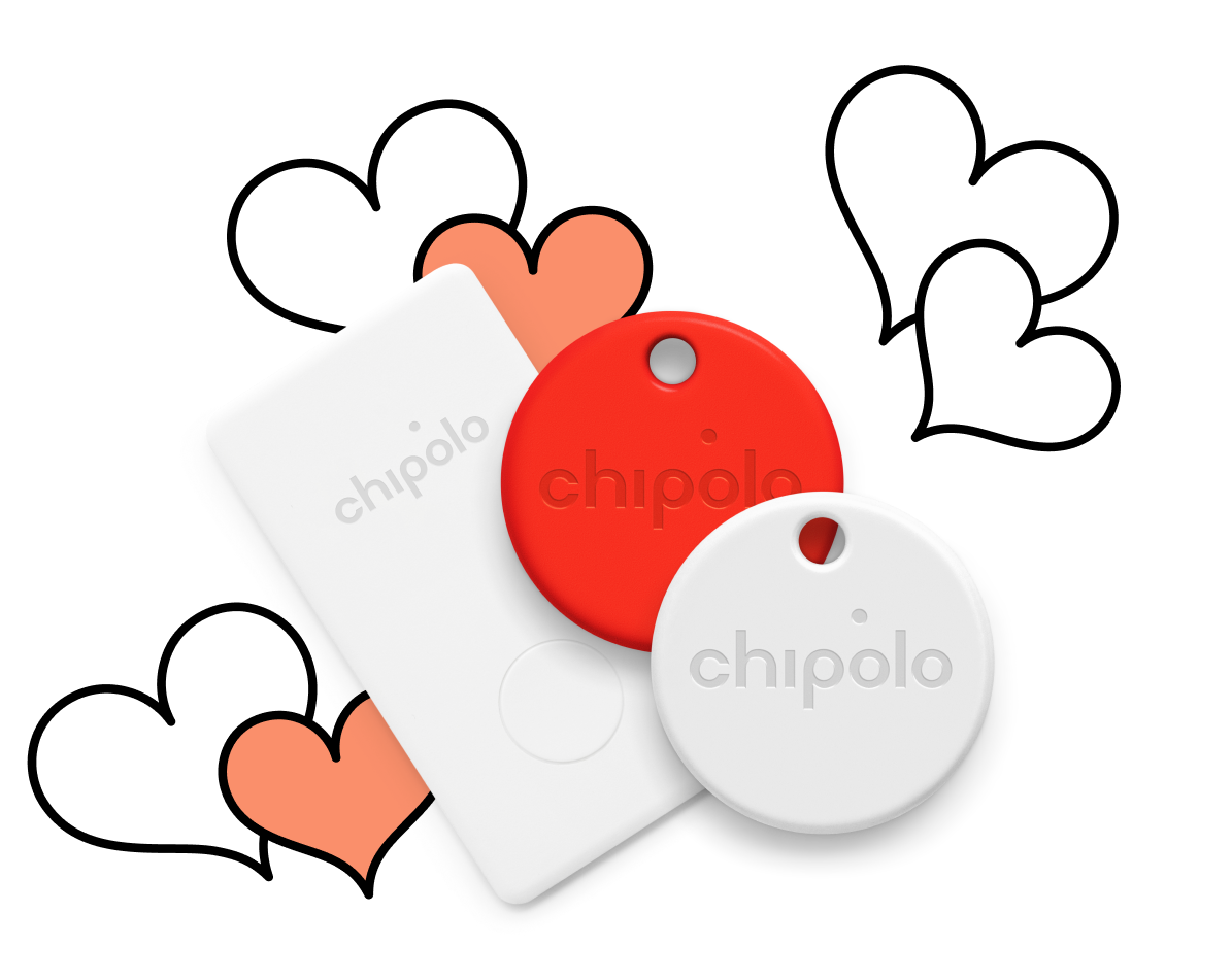 CHIPOLO ONE Bluetooth Dog, Cat & Horse Tag, White 
