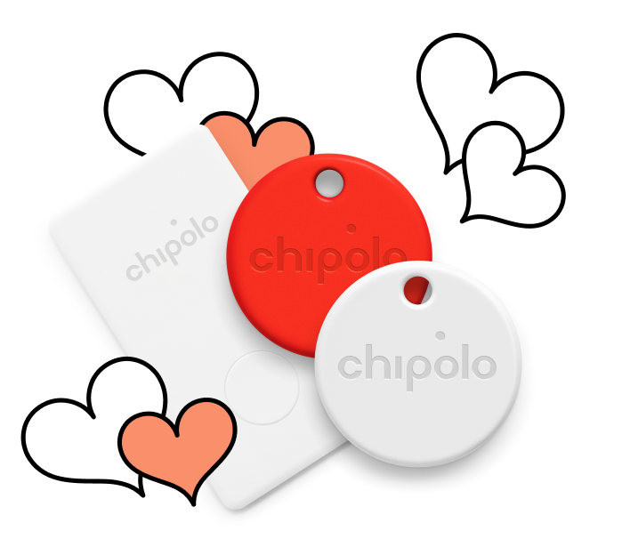 Localisateur Bluetooth® d'objets Chipolo ONE Spot paquet de 4 (fonctionne  avec Apple® Find My) - Presque noir