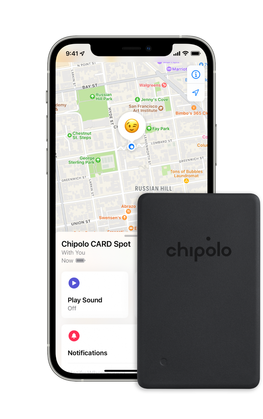 Chipolo Card Spot Bluetooth Item Finder 762919