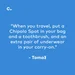 There and back again lost luggage Tomaz story Chipolo