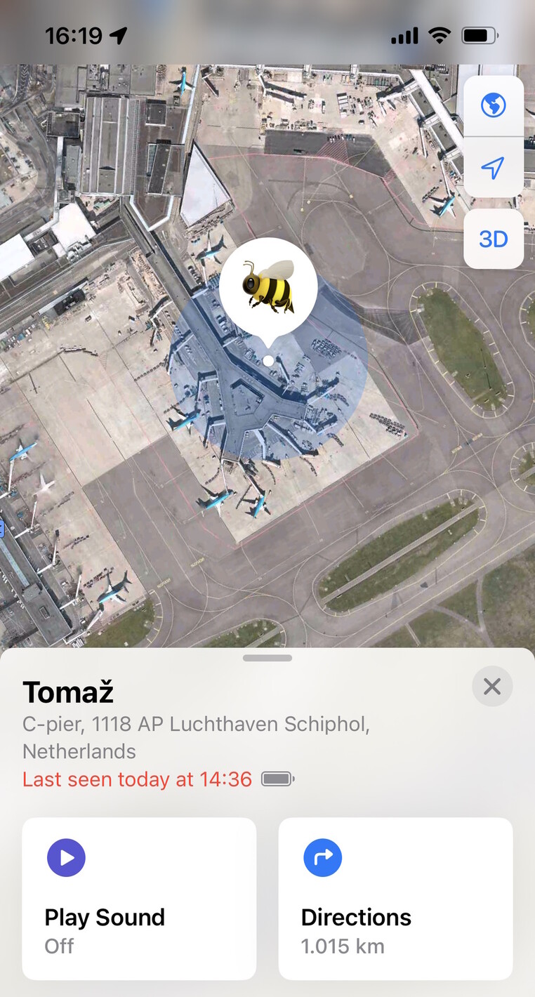 There and back again lost luggage Amsterdam Chipolo 2