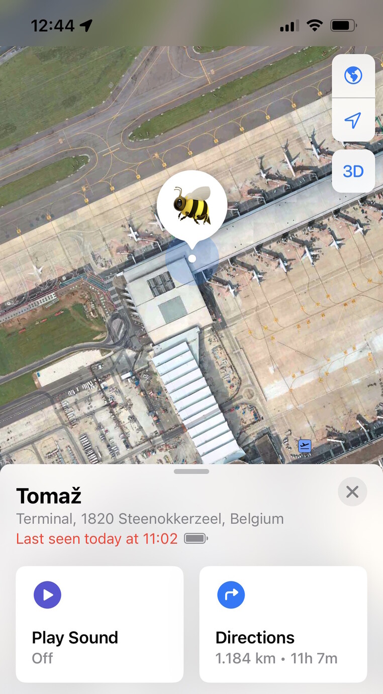 There and back again lost luggage Belgium Chipolo 4