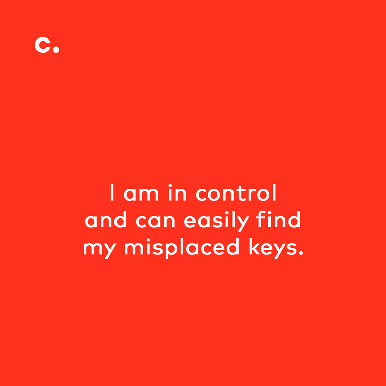 Find lost keys affirmations Chipolo 2