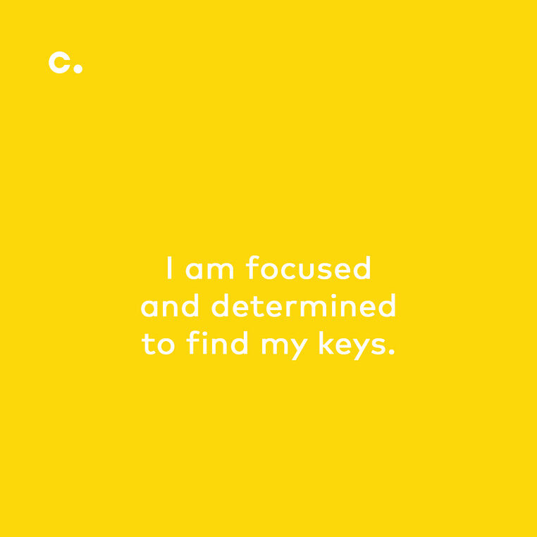 Find lost keys affirmations Chipolo 3