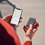 Chipolo find my wallet tracker secrid slim wallet red