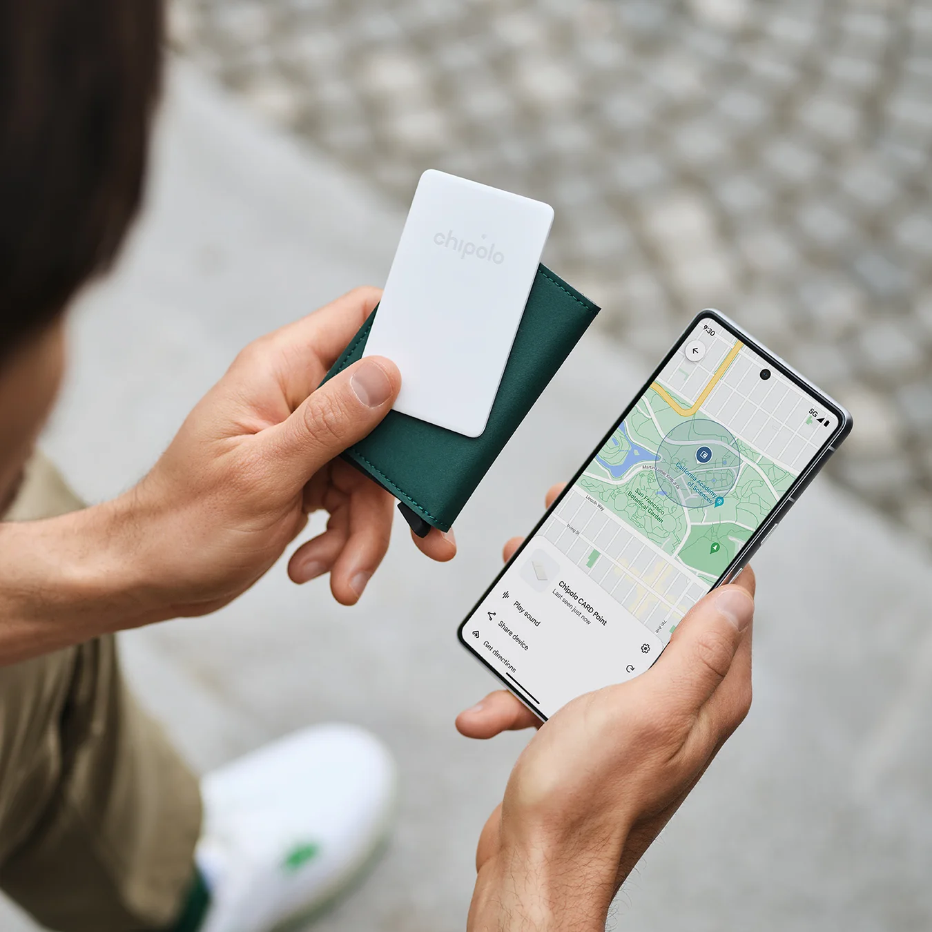 Chipolo CARD Point - Off white