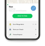 Chipolo one out of range Alerts key finder