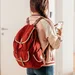 Red chipolo bag finder travel