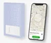 Passport cover alligator finishing stainless steel color peony blue chipolo finder 4