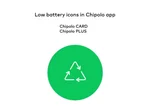 Chipolo key finder low battery icons in app 2