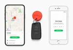 Chipolo key finder tag share function car keys