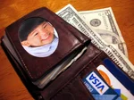 Baby picture in wallet