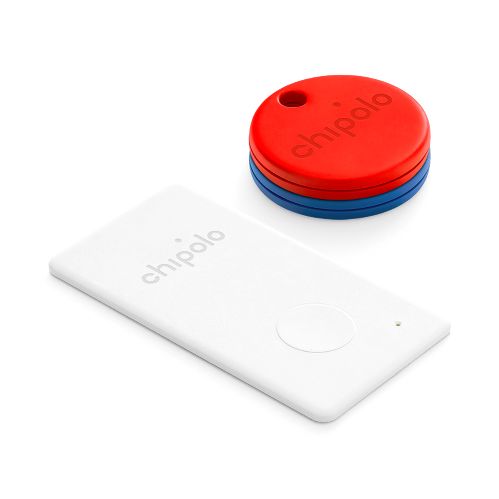 Chipolo BUNDLE - Red, Blue & White