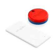 Chipolo Bundle including Chipolo ONE 2 Pack Blue and Red + Chipolo CARD